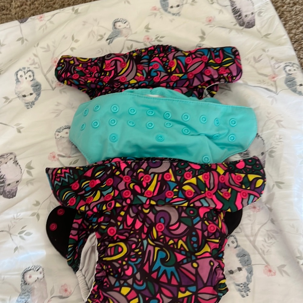 Bum Genius FreeTime All In One Cloth Diaper Lot
